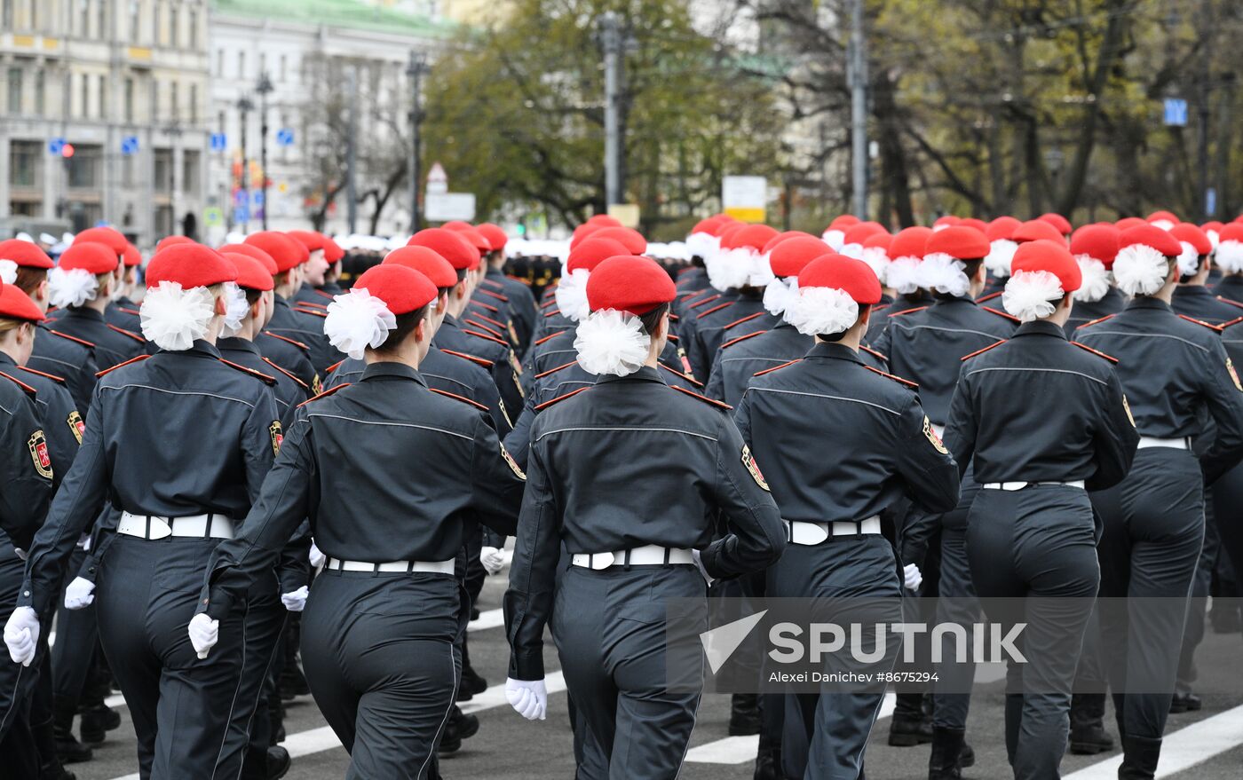 Russia Regions WWII Victory Parade Rehearsal