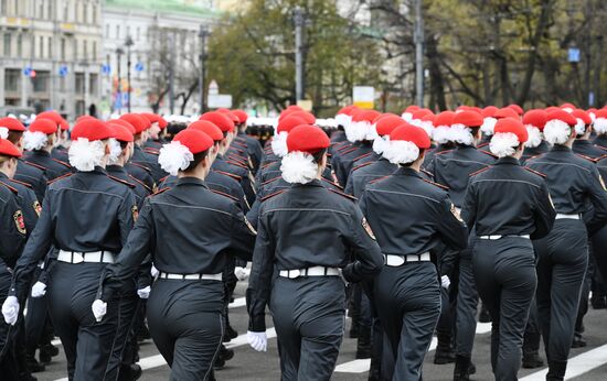 Russia Regions WWII Victory Parade Rehearsal
