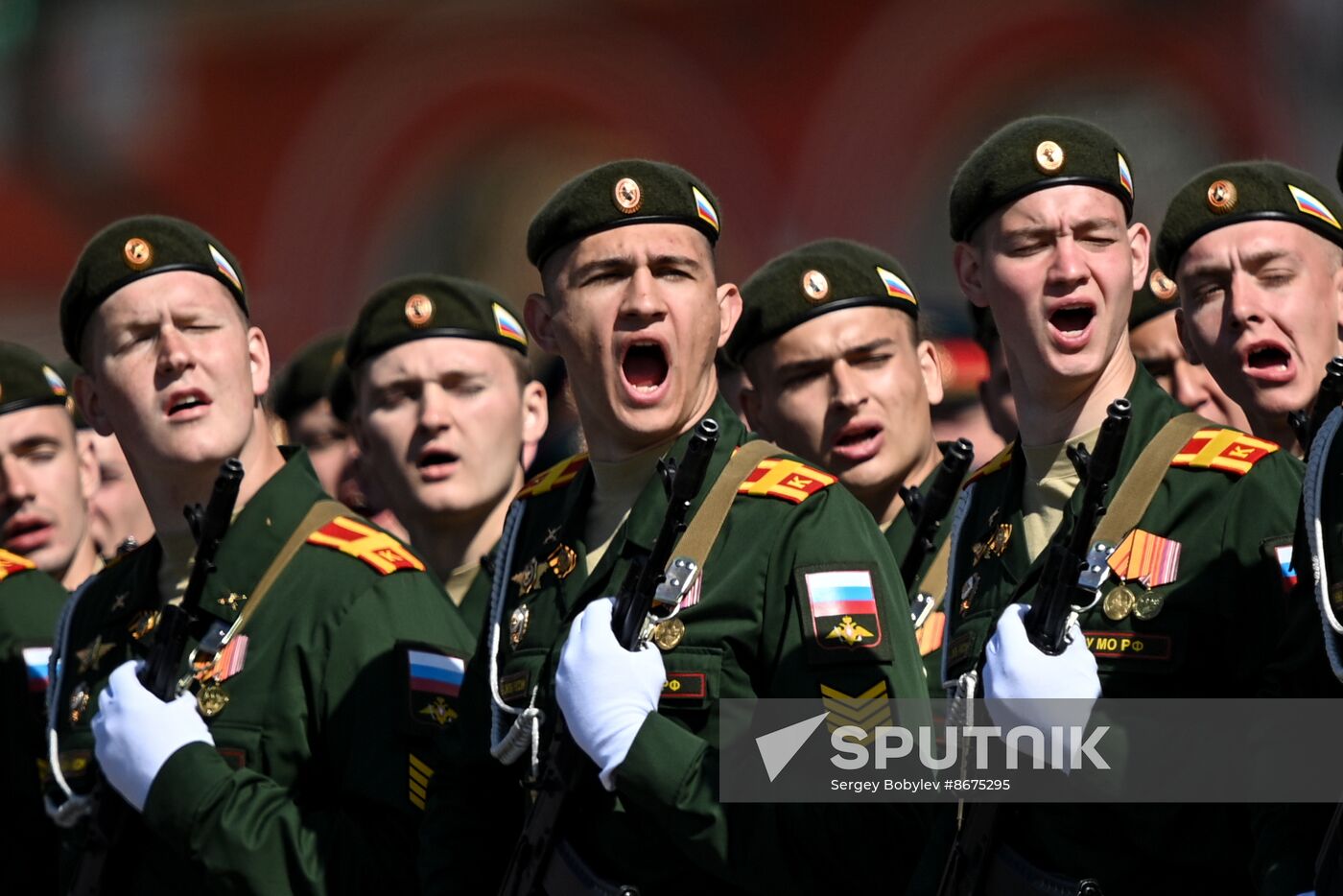 Russia WWII Victory Parade Rehearsal