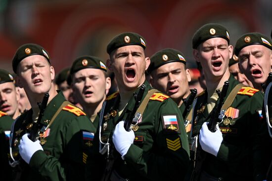 Russia WWII Victory Parade Rehearsal