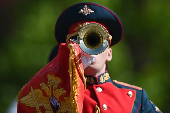 Russia WWII Victory Parade Rehearsal