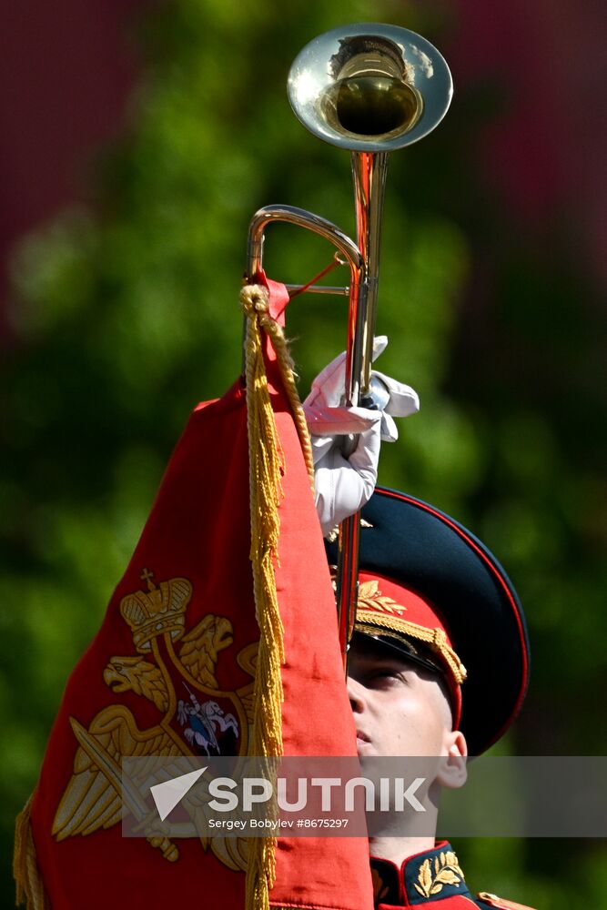 Russia WWII Victory Parade Rehearsal