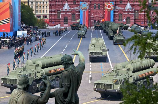 Russia WWII Victory Parade Rehearsal