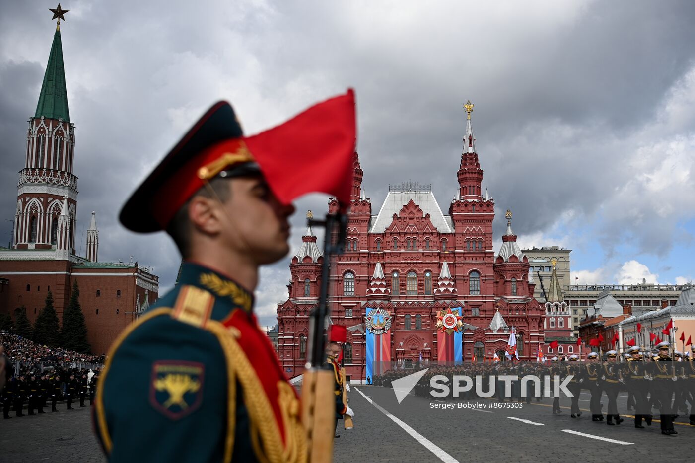 Russia WWII Victory Parade Rehearsal