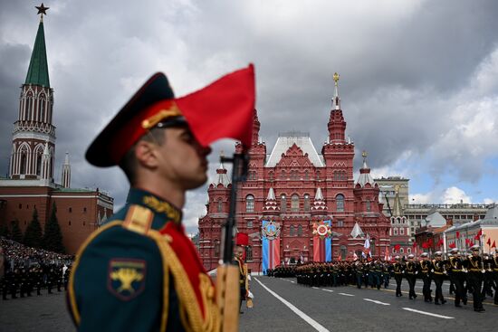 Russia WWII Victory Parade Rehearsal