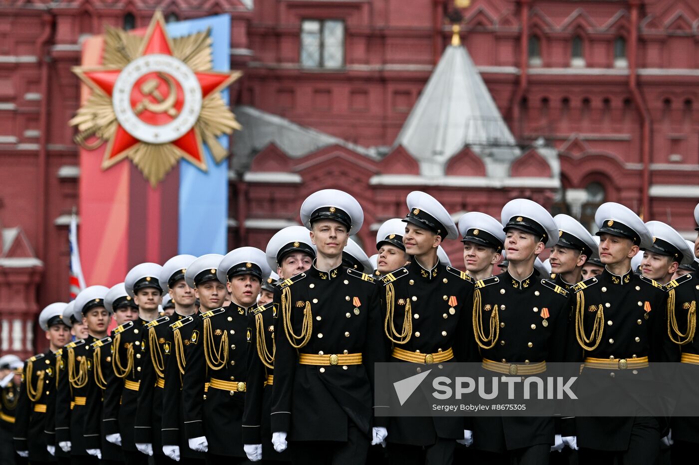 Russia WWII Victory Parade Rehearsal