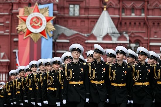 Russia WWII Victory Parade Rehearsal