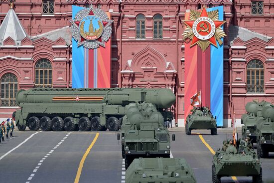 Russia WWII Victory Parade Rehearsal