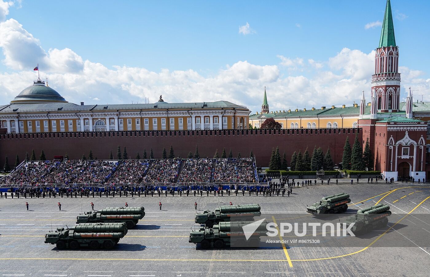 Russia WWII Victory Parade Rehearsal