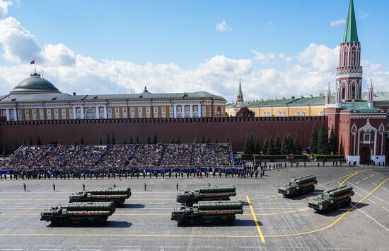 Russia WWII Victory Parade Rehearsal