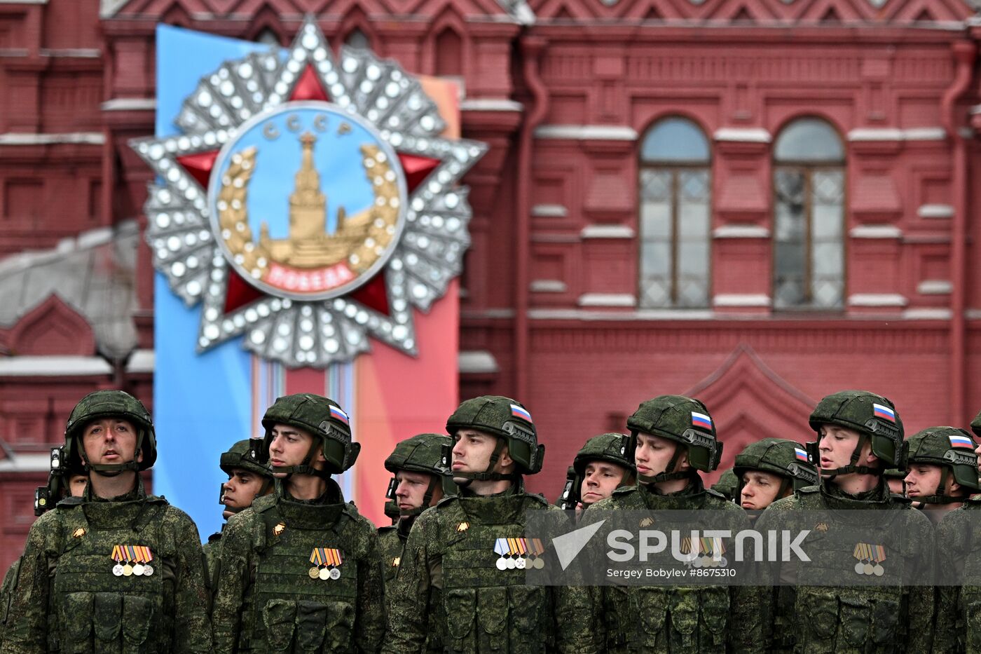 Russia WWII Victory Parade Rehearsal