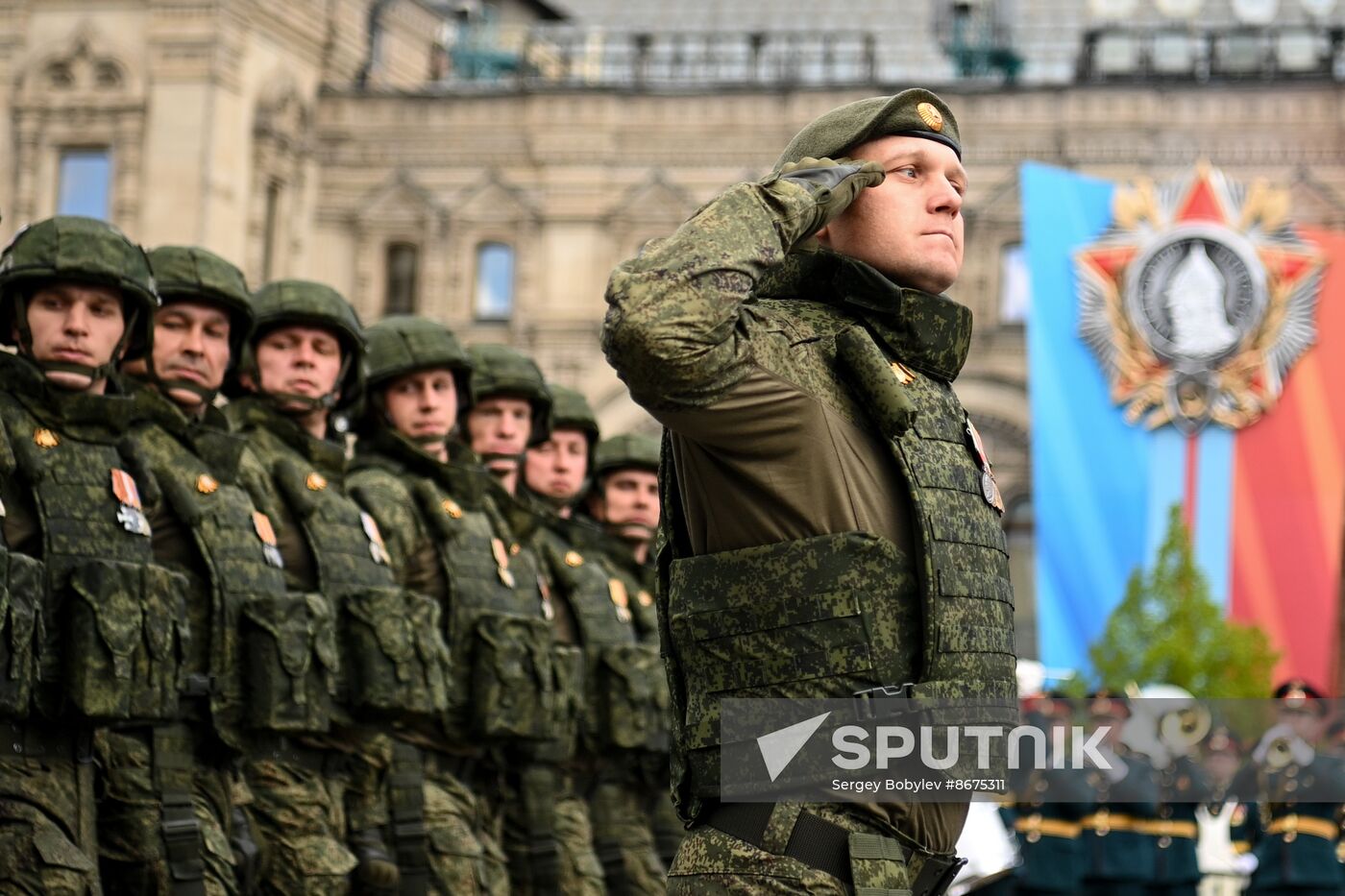 Russia WWII Victory Parade Rehearsal