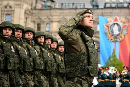 Russia WWII Victory Parade Rehearsal