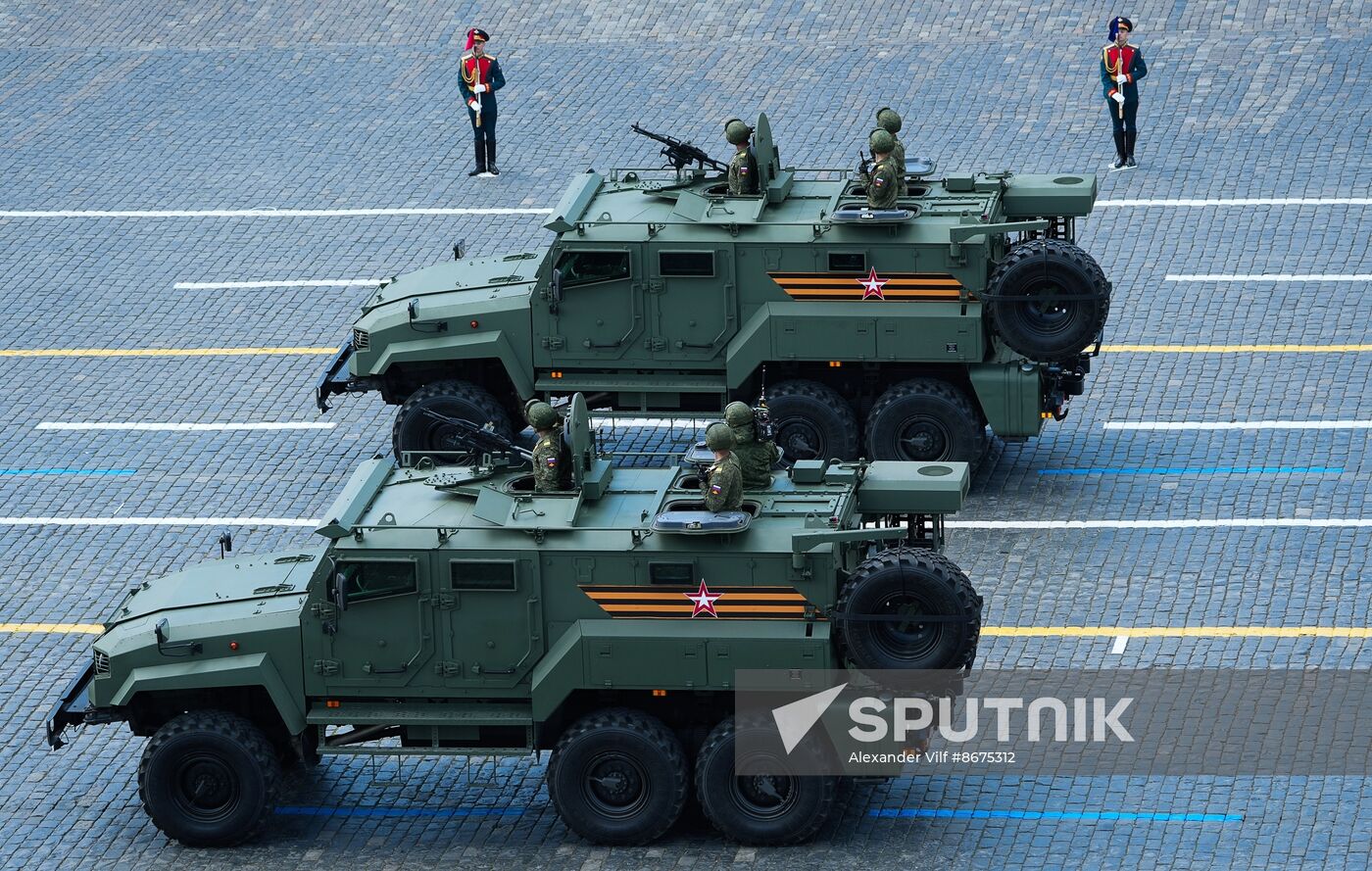 Russia WWII Victory Parade Rehearsal