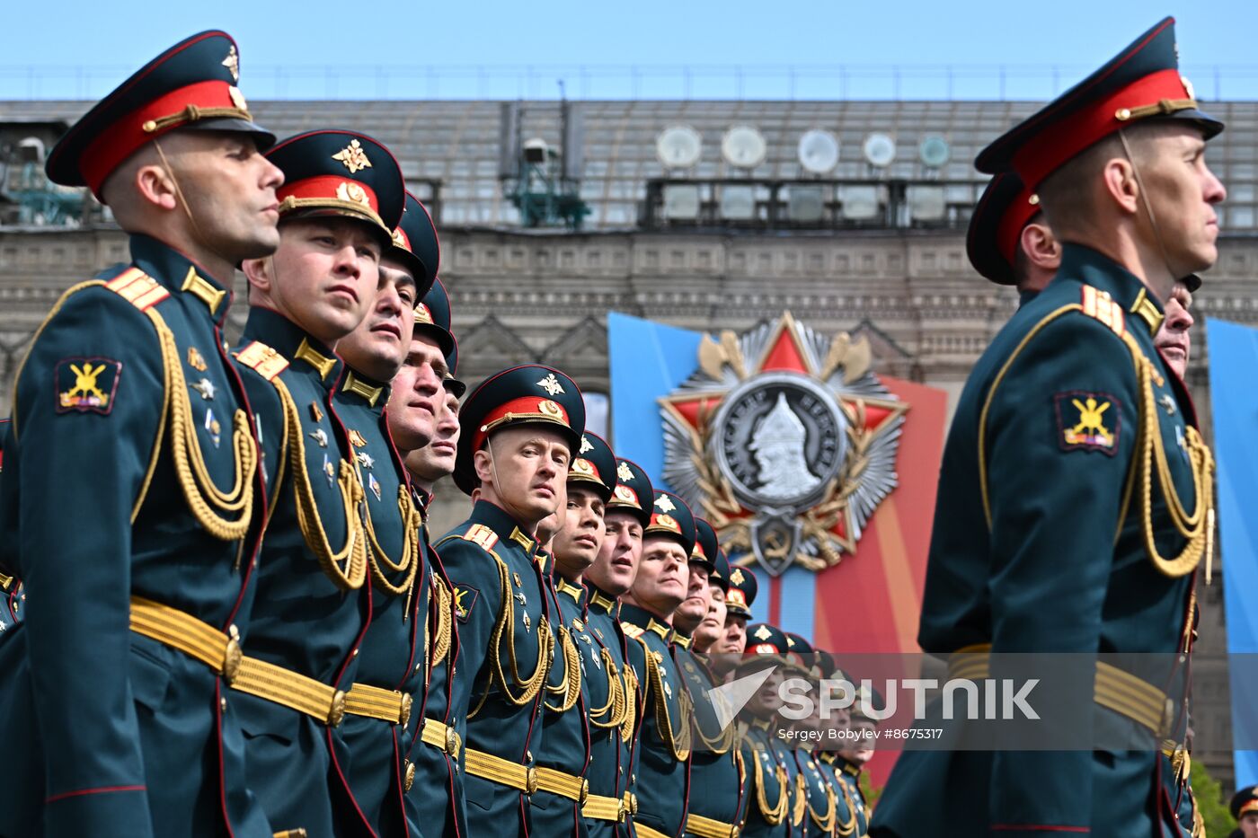 Russia WWII Victory Parade Rehearsal