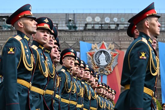 Russia WWII Victory Parade Rehearsal