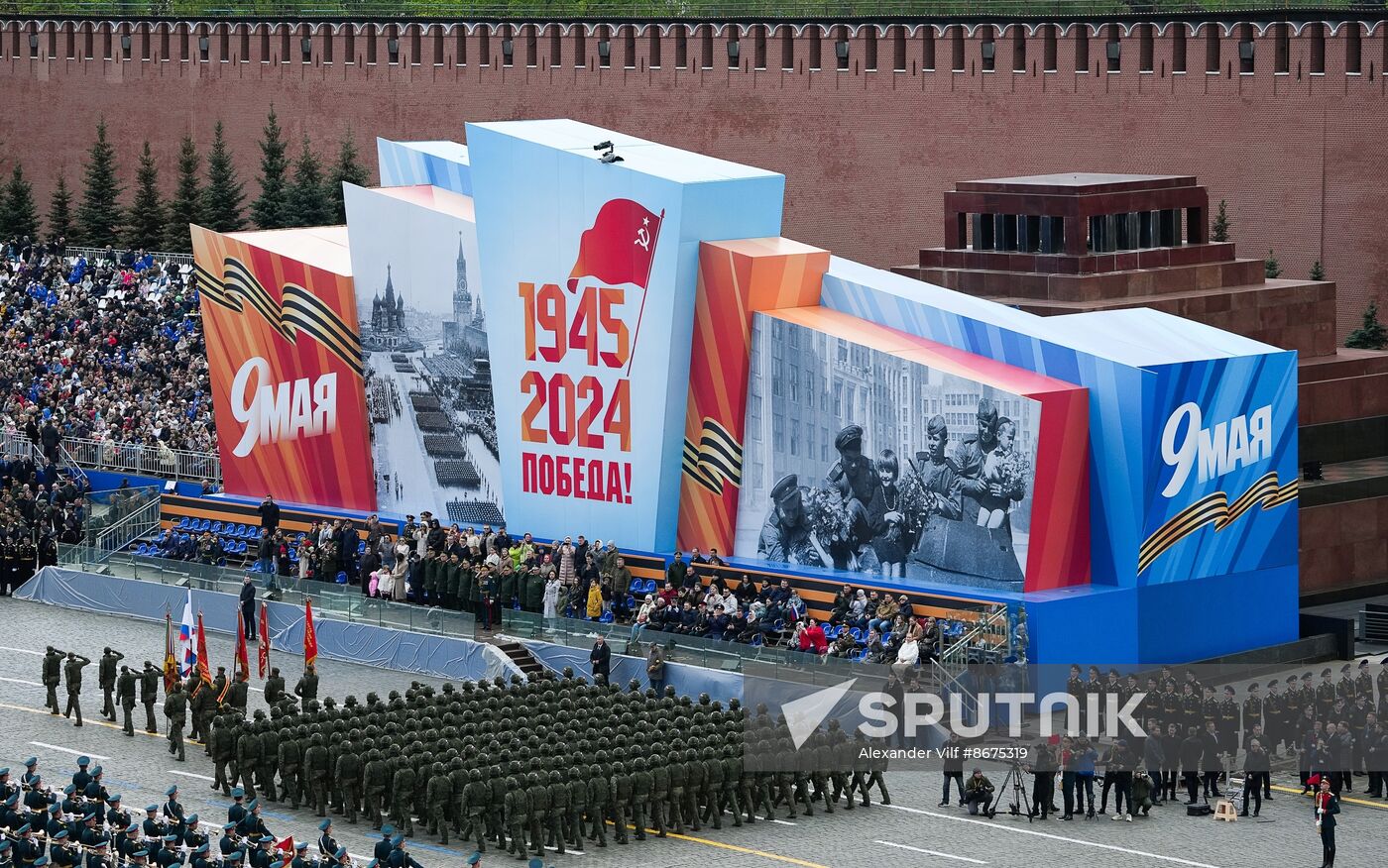 Russia WWII Victory Parade Rehearsal