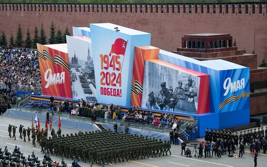 Russia WWII Victory Parade Rehearsal