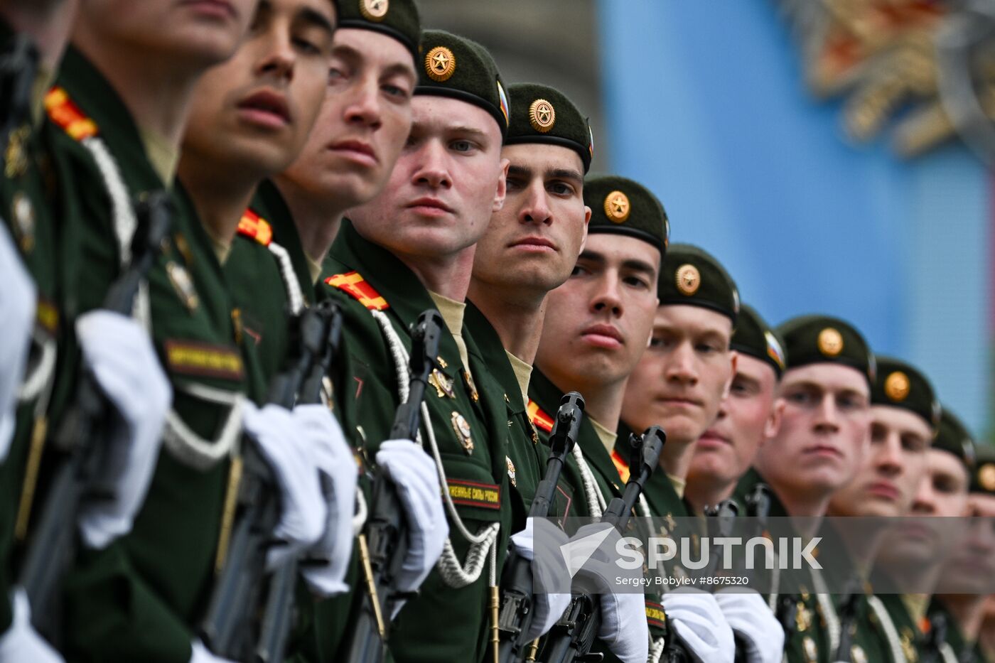 Russia WWII Victory Parade Rehearsal