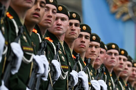 Russia WWII Victory Parade Rehearsal