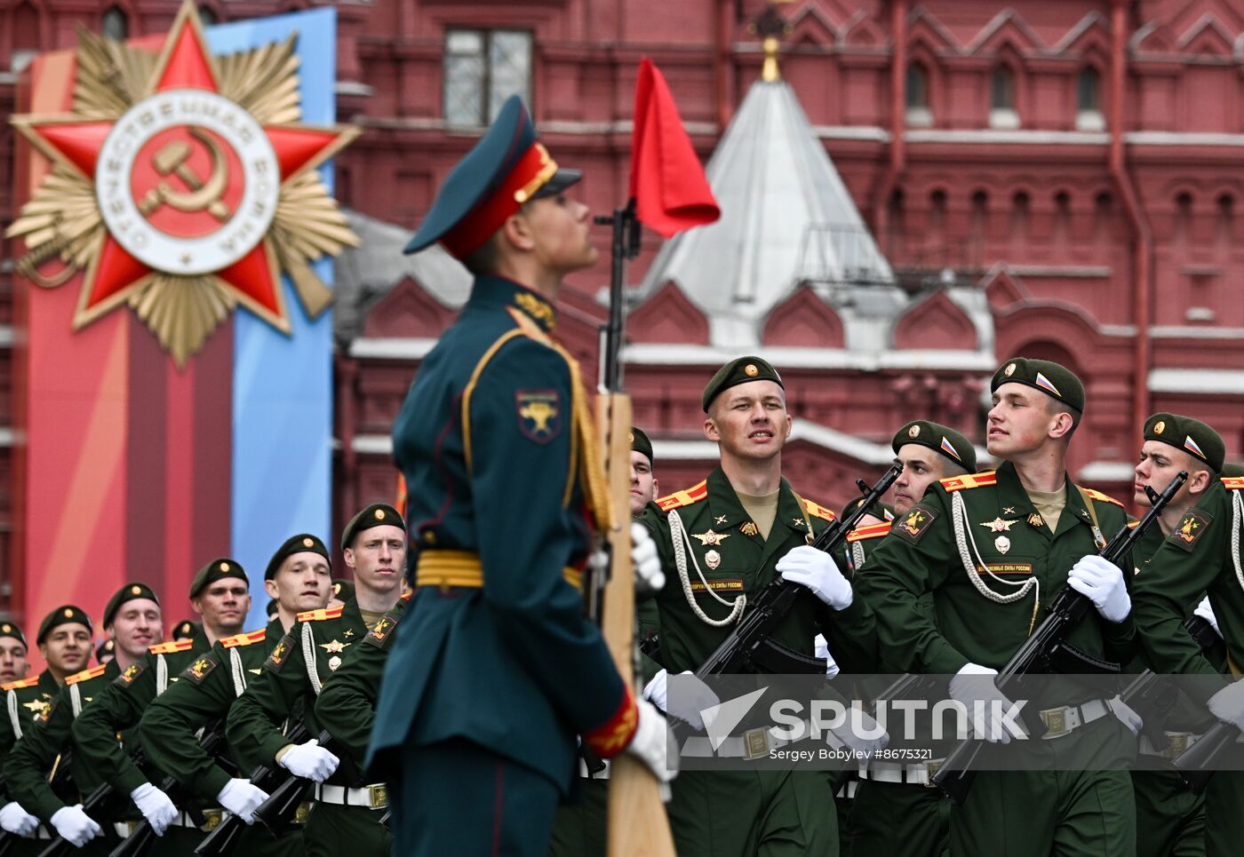 Russia WWII Victory Parade Rehearsal