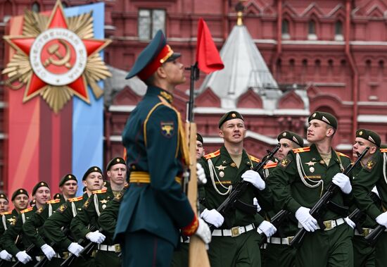 Russia WWII Victory Parade Rehearsal