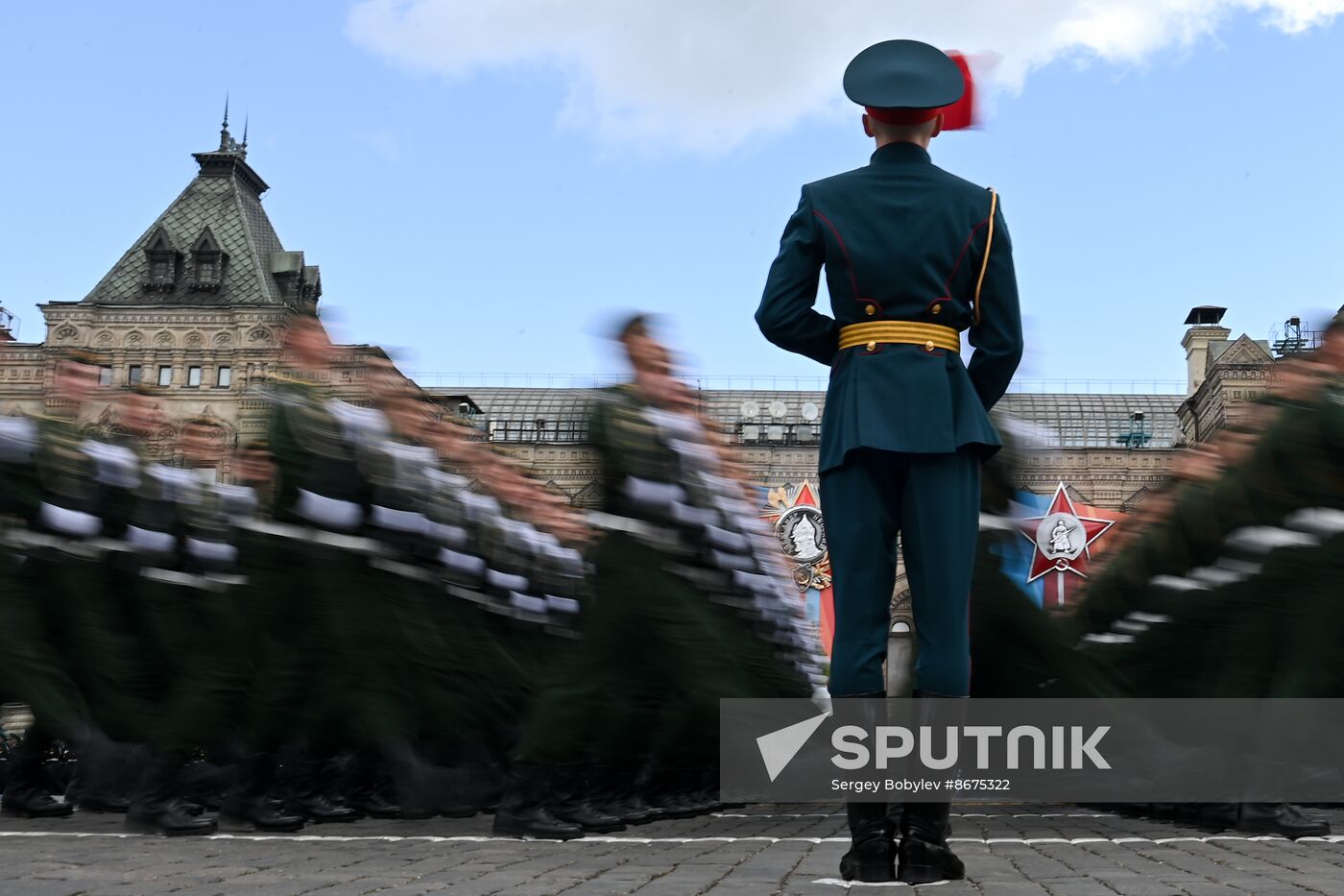 Russia WWII Victory Parade Rehearsal