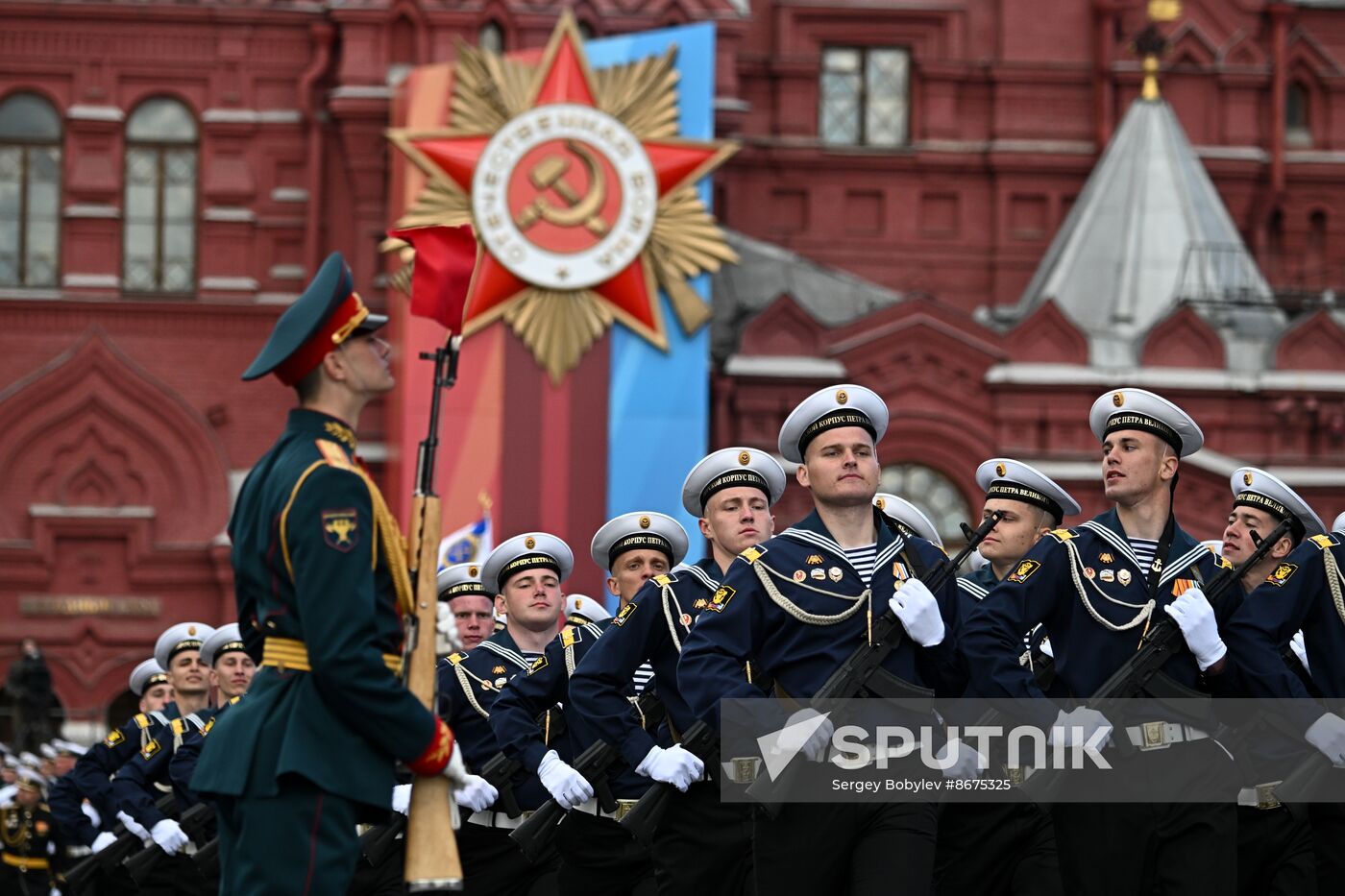 Russia WWII Victory Parade Rehearsal