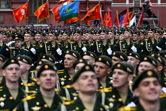 Russia WWII Victory Parade Rehearsal