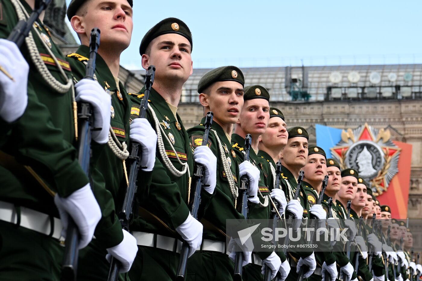Russia WWII Victory Parade Rehearsal