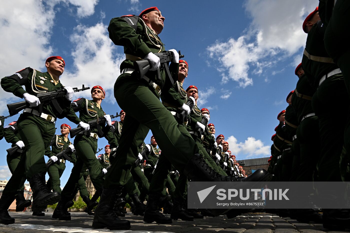 Russia WWII Victory Parade Rehearsal