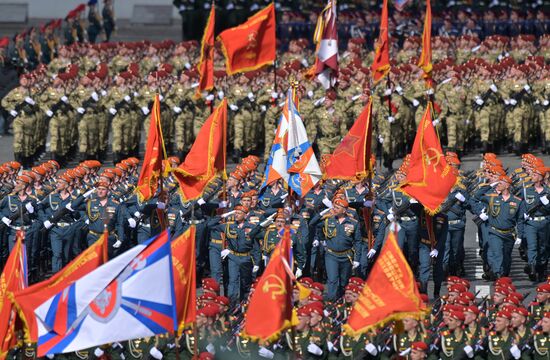Russia WWII Victory Parade Rehearsal