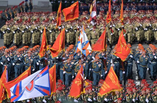 Russia WWII Victory Parade Rehearsal