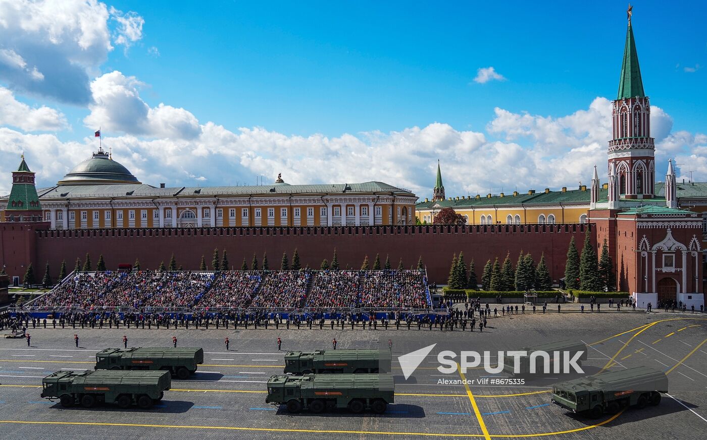 Russia WWII Victory Parade Rehearsal