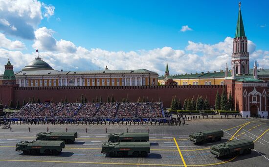 Russia WWII Victory Parade Rehearsal