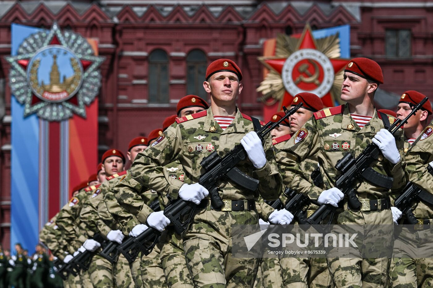 Russia WWII Victory Parade Rehearsal