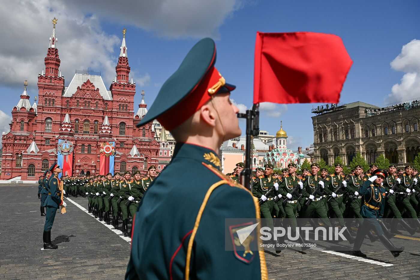 Russia WWII Victory Parade Rehearsal