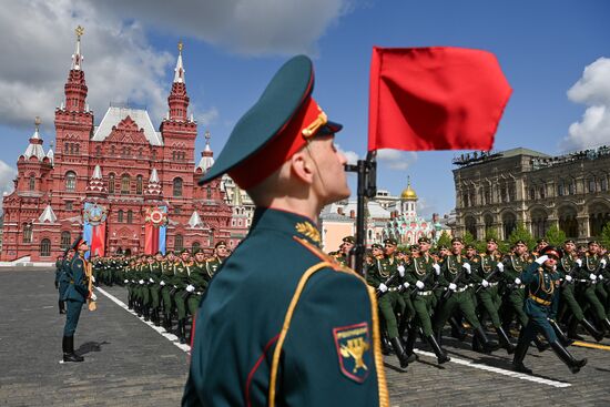 Russia WWII Victory Parade Rehearsal