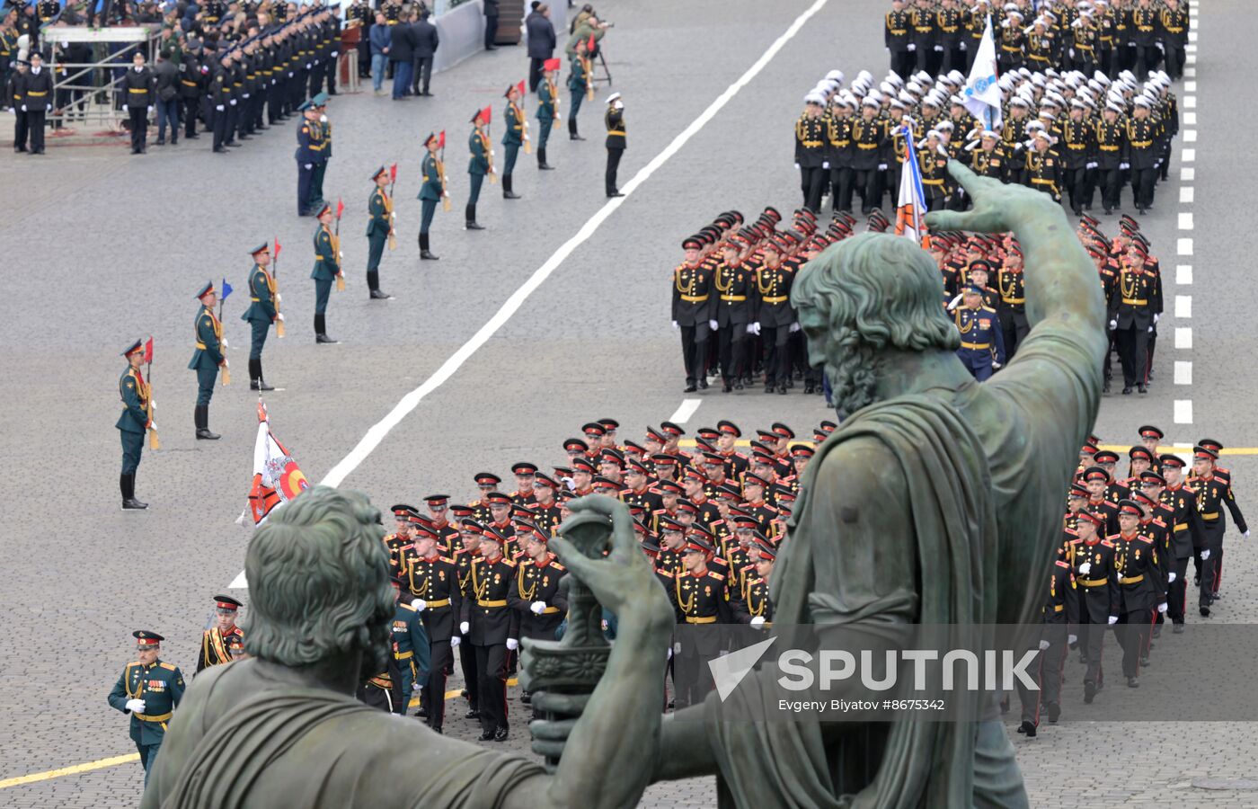 Russia WWII Victory Parade Rehearsal