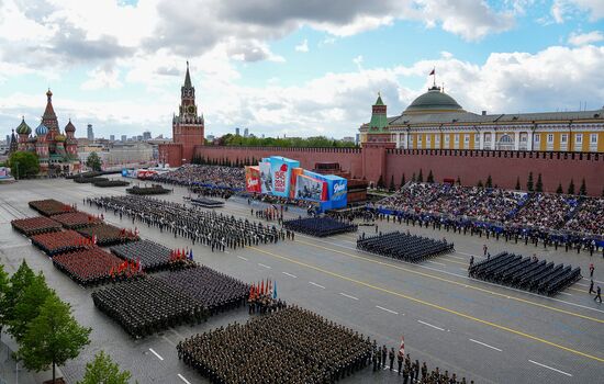 Russia WWII Victory Parade Rehearsal