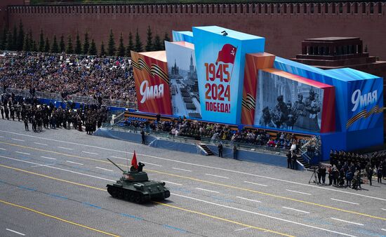 Russia WWII Victory Parade Rehearsal