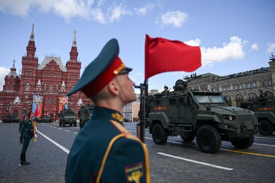 Russia WWII Victory Parade Rehearsal