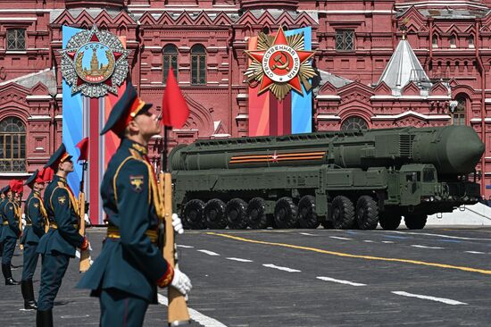 Russia WWII Victory Parade Rehearsal