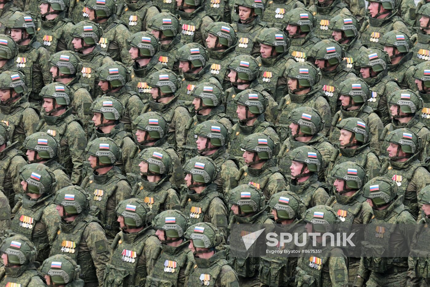 Russia WWII Victory Parade Rehearsal