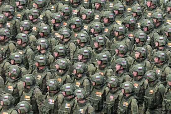 Russia WWII Victory Parade Rehearsal