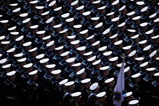 Russia WWII Victory Parade Rehearsal