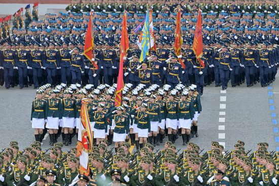 Russia WWII Victory Parade Rehearsal