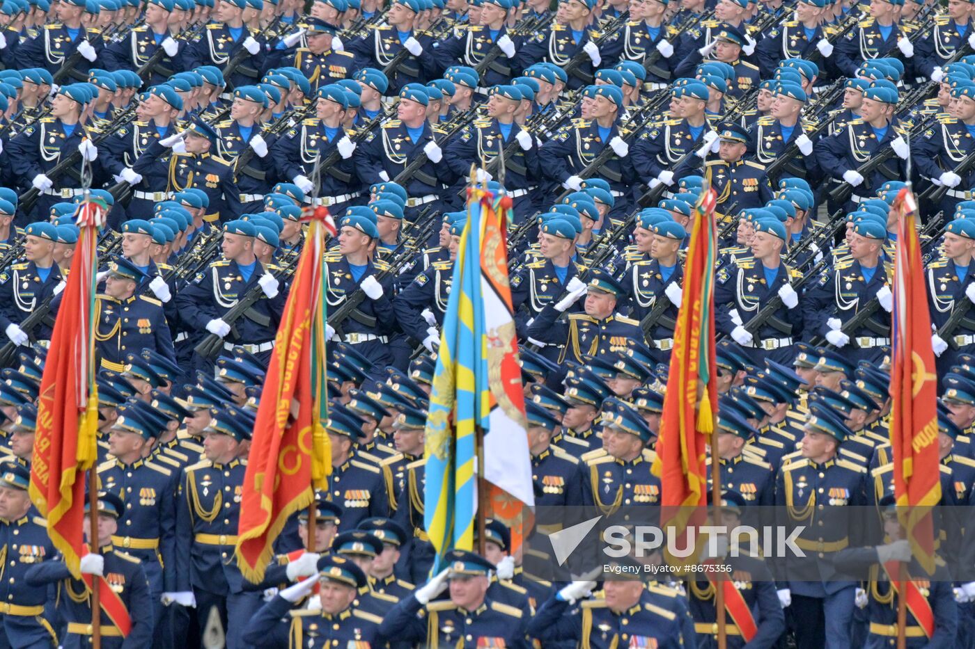 Russia WWII Victory Parade Rehearsal