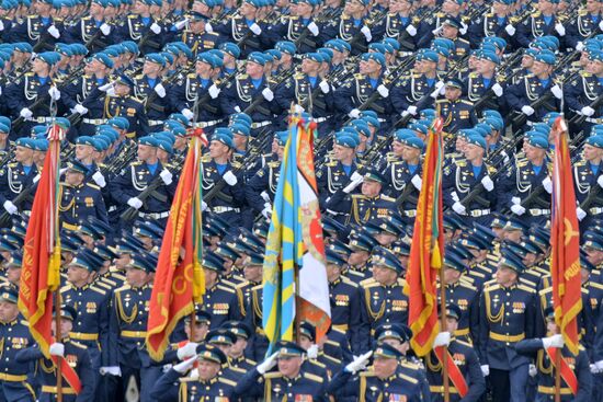 Russia WWII Victory Parade Rehearsal