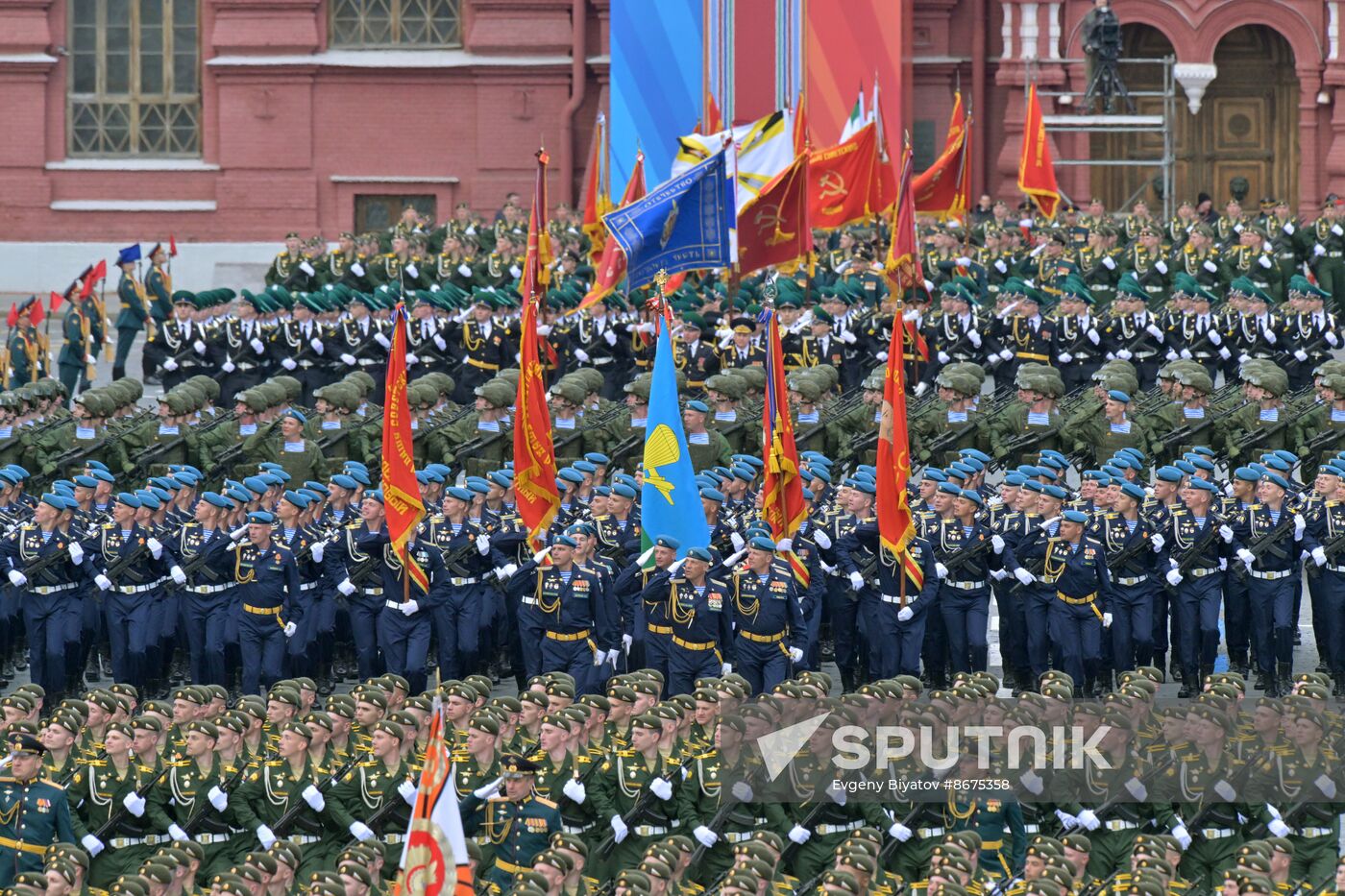 Russia WWII Victory Parade Rehearsal